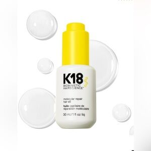 K18 molecular repair hair oil 30mls-strengthens, repairs damage + reduces frizz